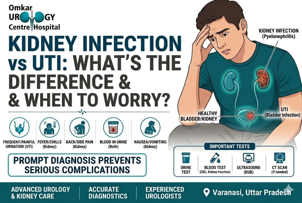 Kidney Infection vs UTI: What’s the Difference & When to Worry?