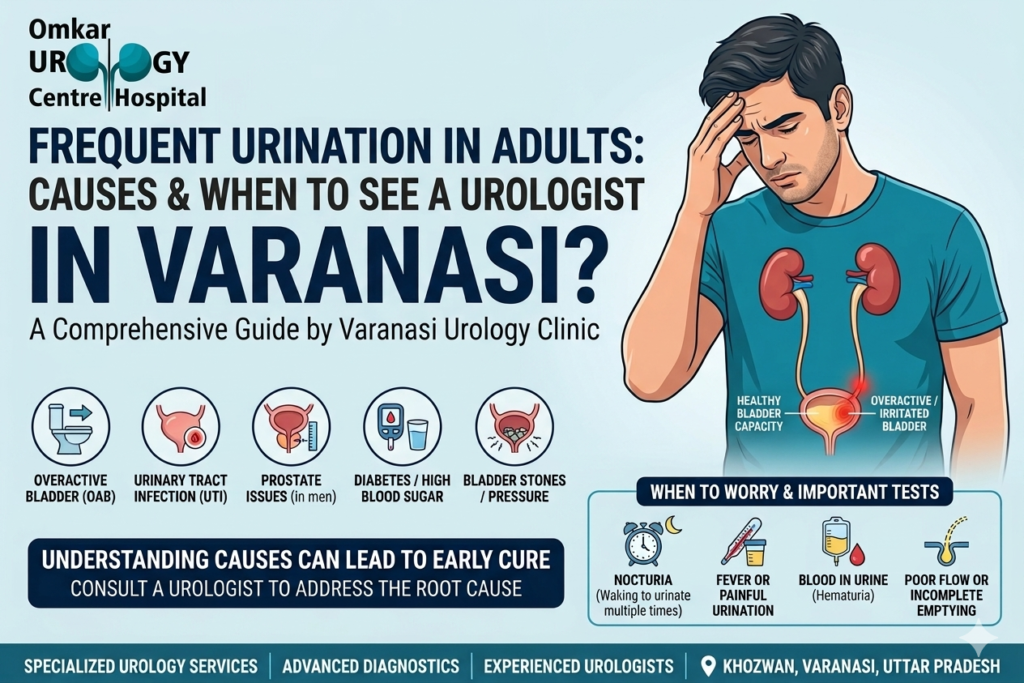 Frequent Urination in Adults: Causes & When to See a Urologist in Varanasi