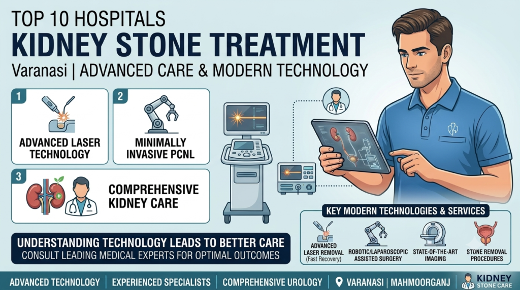 Top 10 Hospitals for Kidney Stone Treatment in Varanasi