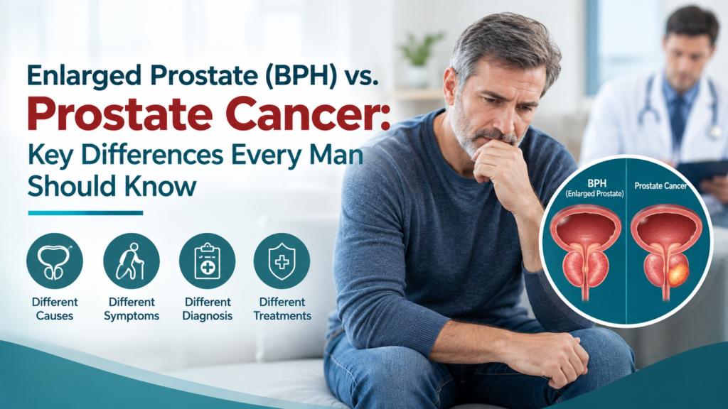 Enlarged Prostate (BPH) vs. Prostate Cancer: Key Differences Every Man Should Know